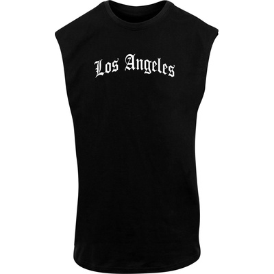 Mister Tee Тениска Los Angeles Wording Sleeveless Tee black XXLUB-MT3454-00007 - Тъмносив, размер XL