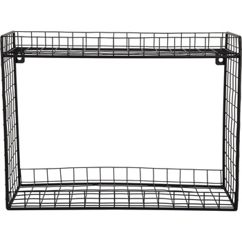 PT LIVING Черен стоманен стенен рафт на няколко нива 40 cm Reja - PT LIVING (PT4257BK)