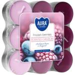 BISPOL Ароматни чаени свещи Bispol Aura - Frozen Berries, 18 броя (p15-18-314)