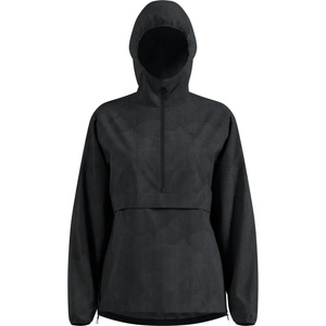 Odlo Дамско яке за бягане Odlo Women's Zeroweight Print Jacket Running jacket - Black (128-0647-0112)