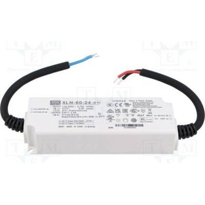 MEAN WELL XLN-60-24 Napájecí zdroj: spínaný; LED; 60W; 24VDC; 0÷2,5A; 110÷305VAC; IP67