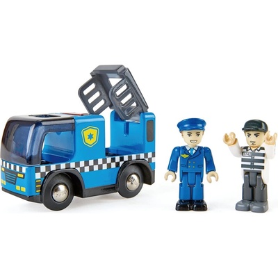 Hape Детска играчка Hape - Полицейска кола със сирени (H3738)