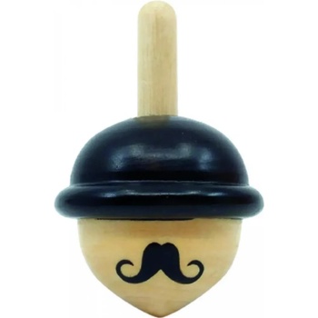 SVOORA Детска играчка - Svoora дървен пумпал Spinning Hats Господинът