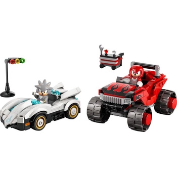 Image 1 of LEGO® Sonic the Hedgehog - Silver's Car vs. Knuckles' Monster Truck (77118)