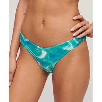 Superdry Print Cheeky bikini bottom - Blue (Bali Blue Marble)
