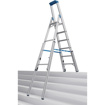 KRAUSE Едностранна телескопична стълба с четири релсови удължители Krause, 1x6 (07134943) (07134943)