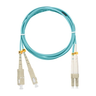 Nikomax NMF-PC2M3C2-SCU-LCU-003 SC – LC MM 50/125 duplex 3m modrý