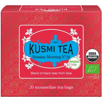 Kusmi Tea Черен чай Russian Morning в муселинови торбички 20 бр (21656A1120)