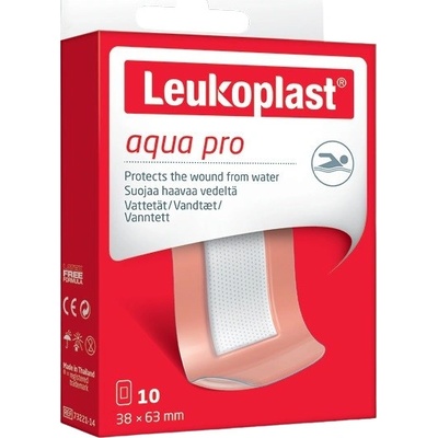 Leukoplast aqua pro náplast 38 x 63 mm 10 ks