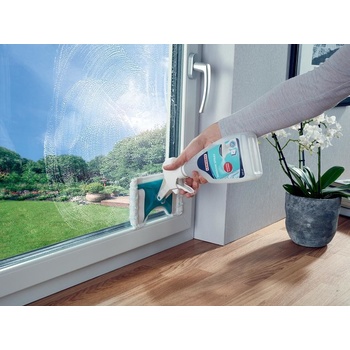 Leifheit 51165 Micro Duo mop na okná s čističom na sklo 500 ml
