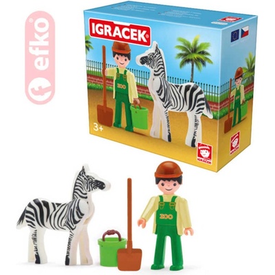Efko Igráček Ošetrovateľ zebra a doplnky