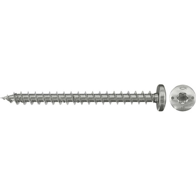 Fischer 657383 skrutka zo zápustnou hlavou 5 mm 50 mm ITX glavanizované zinkom 50 ks