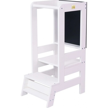 MeowBaby Moderná učiaca veža s tabuľou White