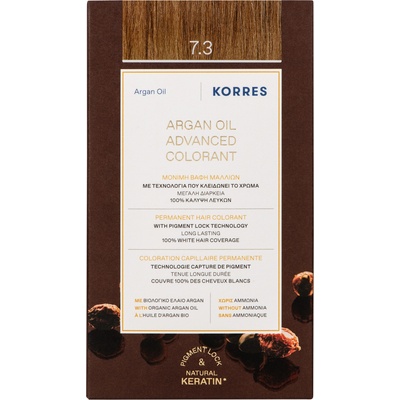 KORRES Боя за коса с арганово масло, 7.3 Златисто/Медено русо