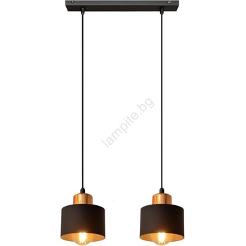 Helam Полилей на въже EDISON 2xE27/15W/230V (HE0896)