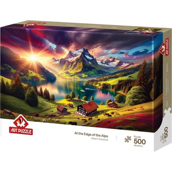 Art Puzzle Пъзел Art Puzzle от 500 части - На ръба на Алпите (40505)