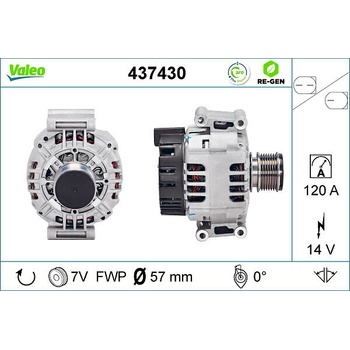 Alternátor VALEO 437430