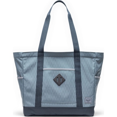 Herschel Heritage Tote Blue Mirage Diamond/Sea Storm