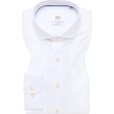 Eterna pánska džerzejová košeľa slim fit biela