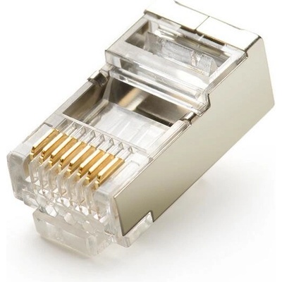 Solarix KRJS45/5SLD Konektor RJ45 CAT5E STP 8p8c stíněný neskládaný na drát KRJS45/5SLD