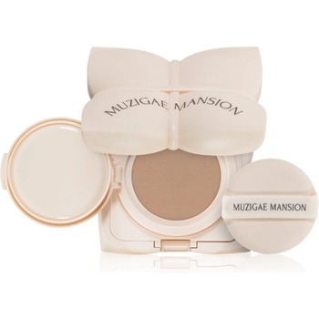 Muzigae mansion Sleek Water Cushion дълготраен грим в гъбичка с хидратиращ ефект цвят NN2 15 гр