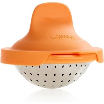 Lékué Комплект 2 броя за поширане на яйца Lekue 1009031, 11x4.5x7 см, Платинен силикон, От -20 до +100C, Оранжев (1009031)