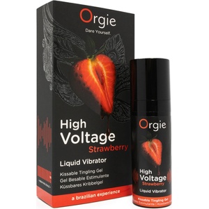 Orgie High Voltage Liquid Vibrator Strawberry 15ml