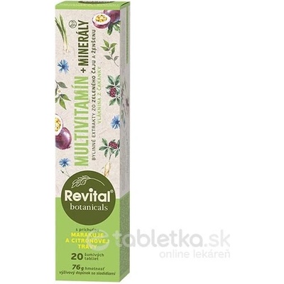 Vitar Revital Botanicals MULTIVITAMÍN + MINERÁLY 20 ks