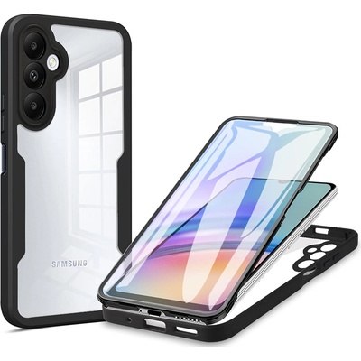 Techsuit Калъф за Samsung Galaxy A25 5G + Протектор - ColorVerse 360 Series - Черен