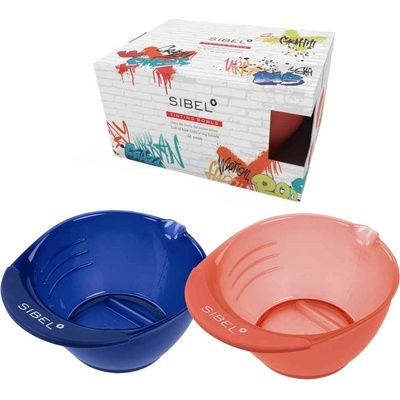Sibel Graffiti TINTING BOWLS misky na miešanie farieb 2 ks