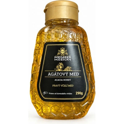 MEDÁREŇ Agátový med 290 g ľahký parťák na hory