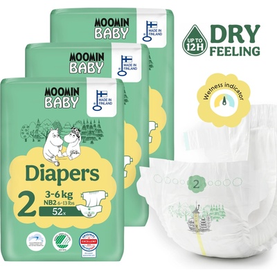 Moomin Baby 2 Newborn 3–6 kg 156 ks
