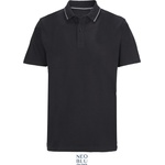 Neoblu 4337 EAGLE / Унисекс поло тениска от пике памук - тъмночерна XL (244337n1104)