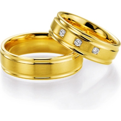 Snubní prsteny s diamantem SP521