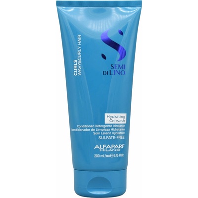 Alfaparf Milano Semi Di Lino Curls Hydrating Co-Wash Shampoo 200 ml