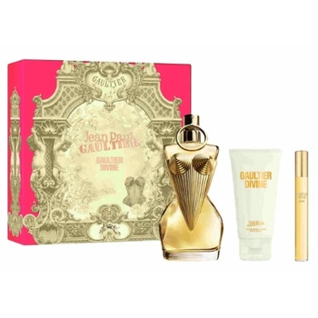 Jean Paul Gaultier Gaultier Divine Подаръчен комплект, Парфюмна вода 100 ml + body lotion 75 ml + Парфюмна вода 10 ml, Жени