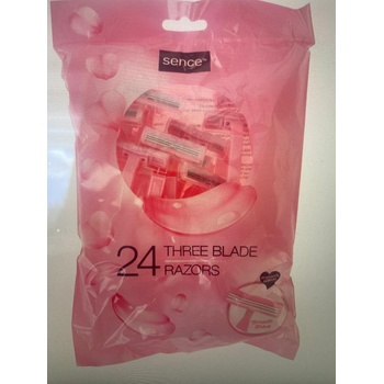 Sence Дамски самобръсначки Sence с три остриета, 24 броя