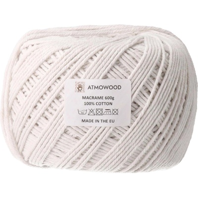 Atmowood příze na macramé - přírodní