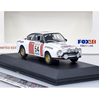 Fox18 Škoda 130 RS n.54 Rallye Tatry 1980 1:43