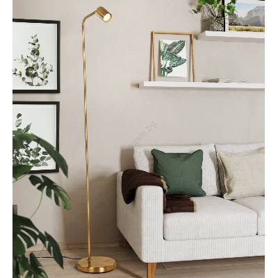 EGLO 901866 - Подова лампа RIGOMAGNO 1xGU10/5W/230V златна (EG901866)