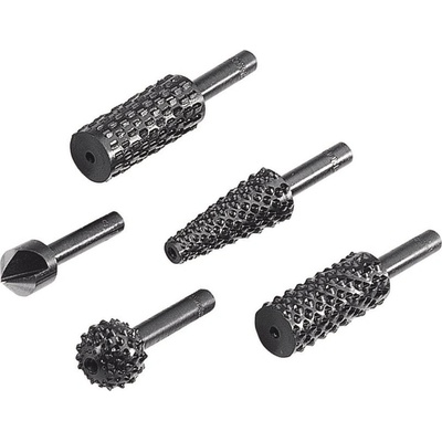 Wolfcraft sada 4 rašplí + záhlubník 2540000