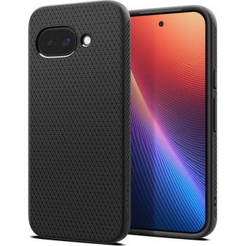 Spigen Силиконов кейс за Google Pixel 9A от Spigen Liquid Air - Matte Black (8809971238700)