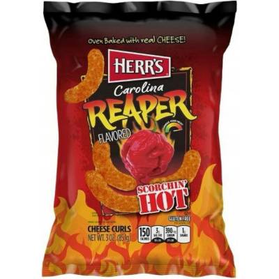 Herr's Carolina Reaper Scorchin Hot Křupky 113g