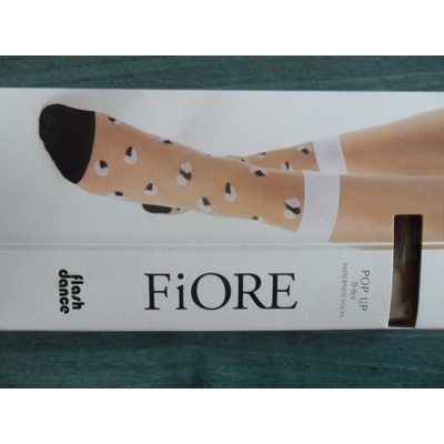 Fiore G 1148 Pop Up 15 DEN dámské ponožky black-white-nude