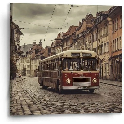 Sablio Obraz Historický autobus - 50x50 cm