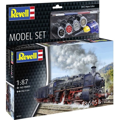 Revell Express Locomotive BR 18 505 w/ Tender 2'3'T38 Model Set 1:87