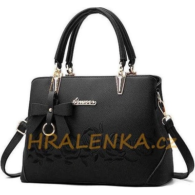 Dámská kabelka design růže černá