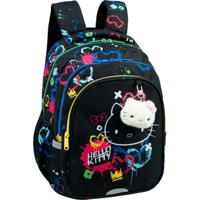 Dětský batůžek Jerry Hello Kitty Neon Black 15"