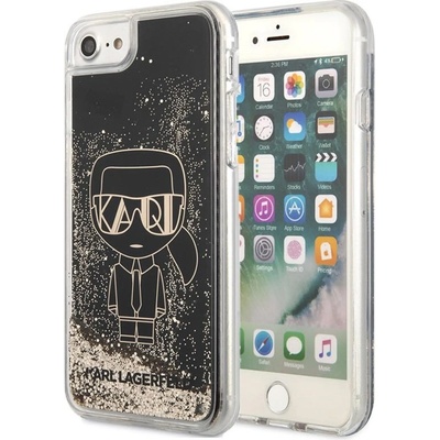 KARL LAGERFELD Гръб Karl Lagerfeld Liquid Glitter Gatsby Case за iPhone 7/8/SE2020/SE2022 - Черен