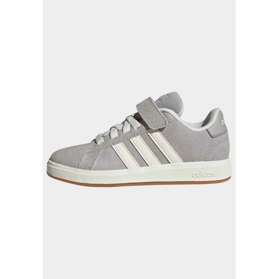 adidas detská obuv na suchý zips polstrovaný jazyk sivá